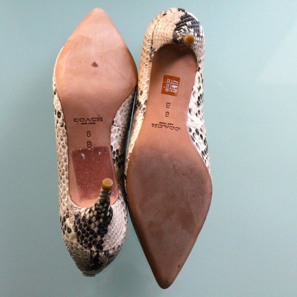 Coach Women's Shoes Printed Snake - Picture 3 of 5